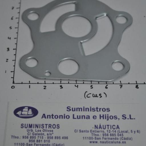 Junta metálica (tapa) de la bomba de agua (equivalente 688-44323-00 Yamaha) RecMar