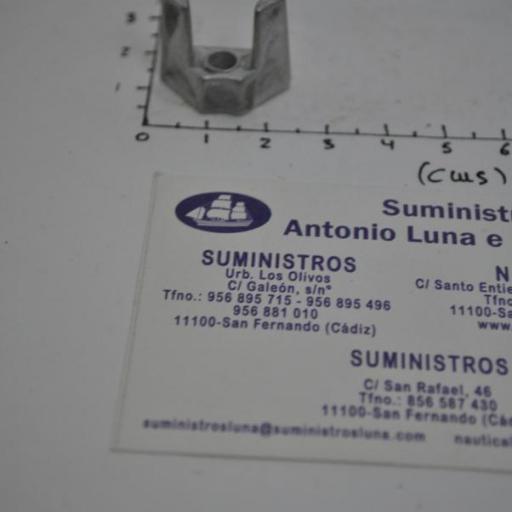 Ánodo de aluminio (equivalente 688-11325-00-00 Yamaha) RecMar [3]