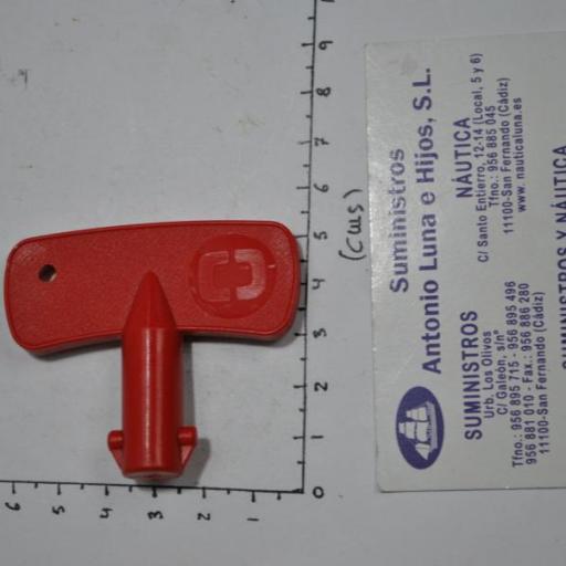 Llave para desconector de baterías de tetón doble Osculati [4]