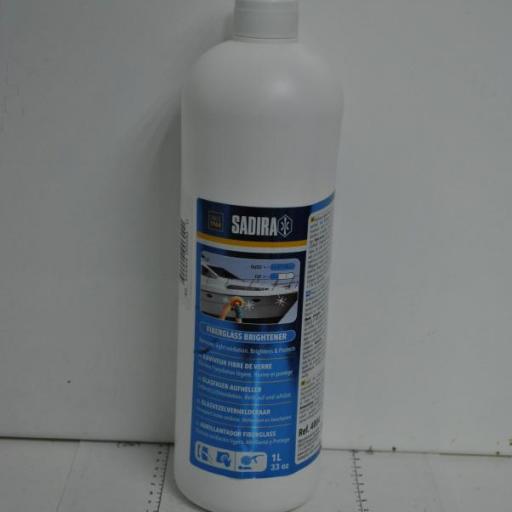 Abrillantador Fiberglass 1 litro Sadira