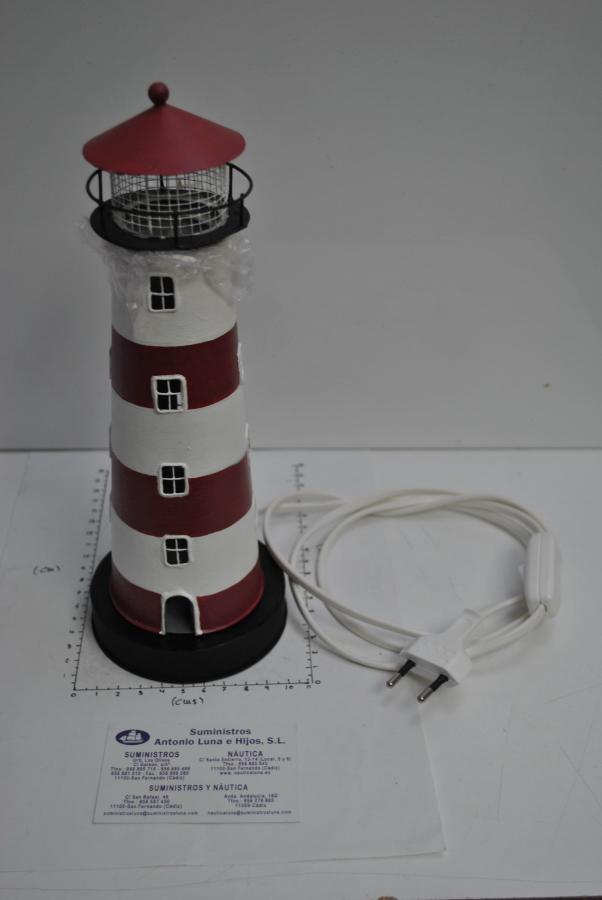 Faro lámpara roja-blanca Ar-Men