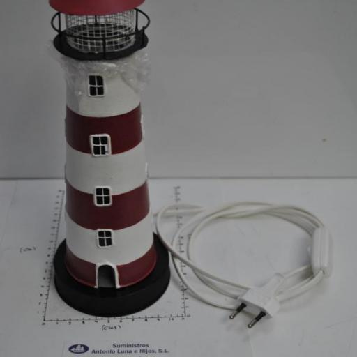 Faro lámpara roja-blanca Ar-Men