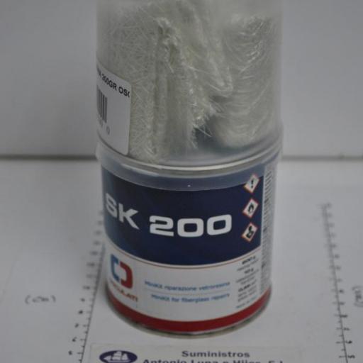 Kit de reparación de resina de poliéster con fibra de vidrio SK200 de 200 gr Osculati [2]