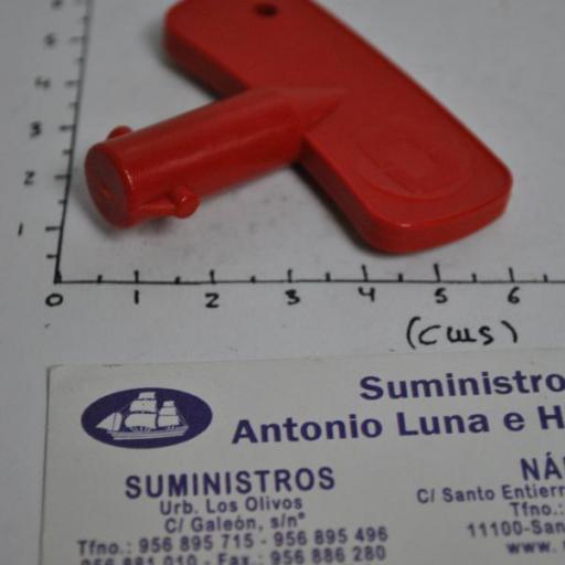 Llave para desconector de baterías de tetón doble Osculati [7]