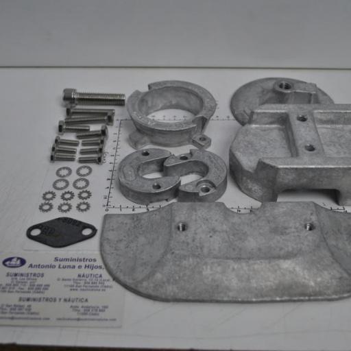 Kit de ánodos de aluminio (equivalente 888756A1 Mercruiser) Martyr Anodes [1]