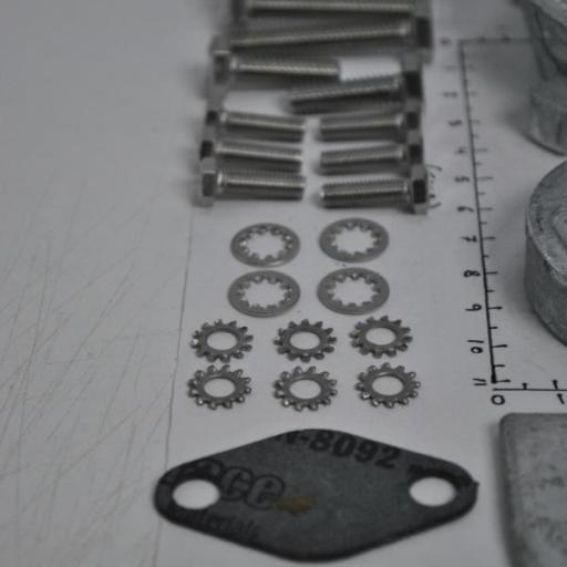 Kit de ánodos de aluminio (equivalente 888756A1 Mercruiser) Martyr Anodes [4]