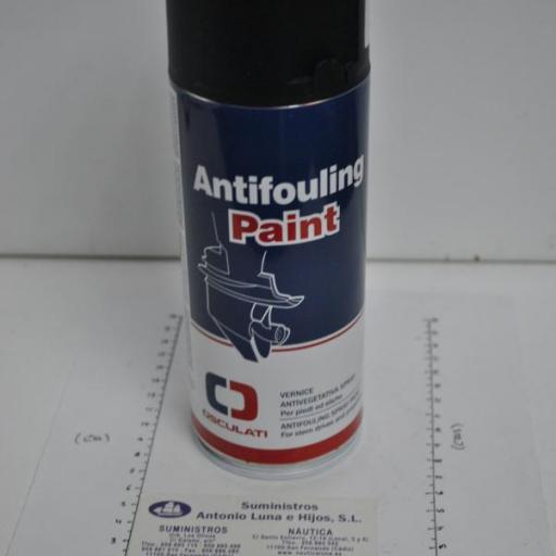 Patente (antifouling) negro en spray 400 ml Osculati [6]