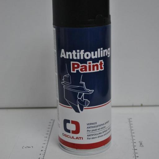 Patente (antifouling) negro en spray 400 ml Osculati