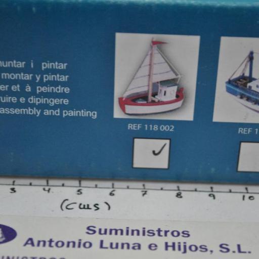 Barquito para montar y pintar Artesfer [7]