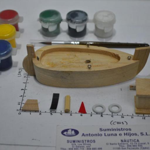 Barquito para montar y pintar Artesfer