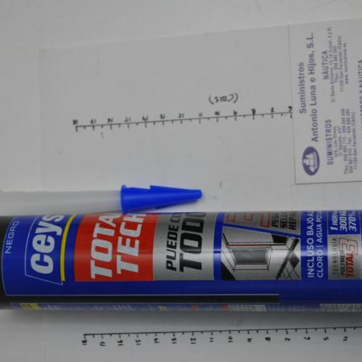 Sellador y adhesivo Total-Tech Ceys 310 ml. negro [4]