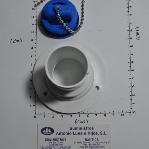 Boca de llenado de agua de diámetro 38 mm blanca Nuova Rade [4]