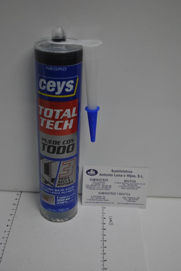 Sellador y adhesivo Total-Tech Ceys 310 ml. negro precios comprar