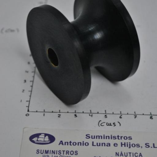 Roldana de 12 mm de eje de caucho para puntera de proa Osculati [4]