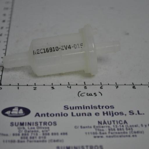 Filtro de combustible (equivalente 16910-ZV4-015 Honda) RecMar [3]
