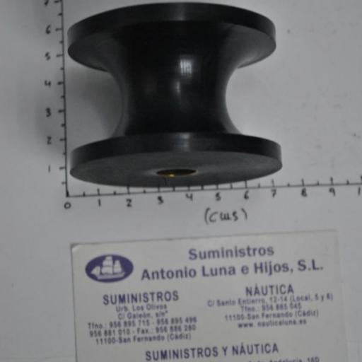 Roldana de 12 mm de eje de caucho para puntera de proa Osculati [6]