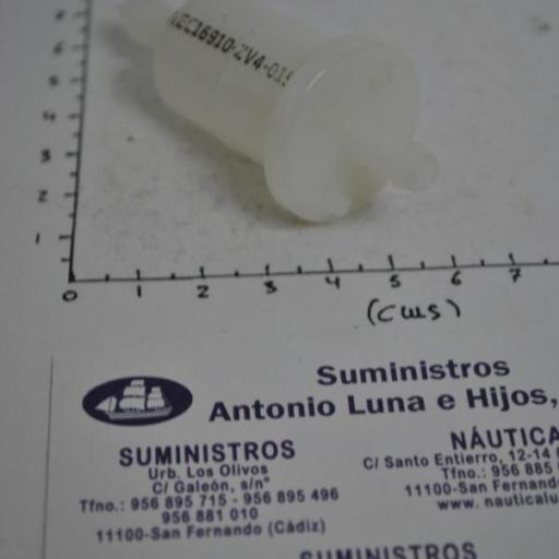 Filtro de combustible (equivalente 16910-ZV4-015 Honda) RecMar [4]