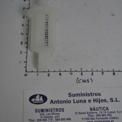Filtro de combustible (equivalente 16910-ZV4-015 Honda) RecMar [7]