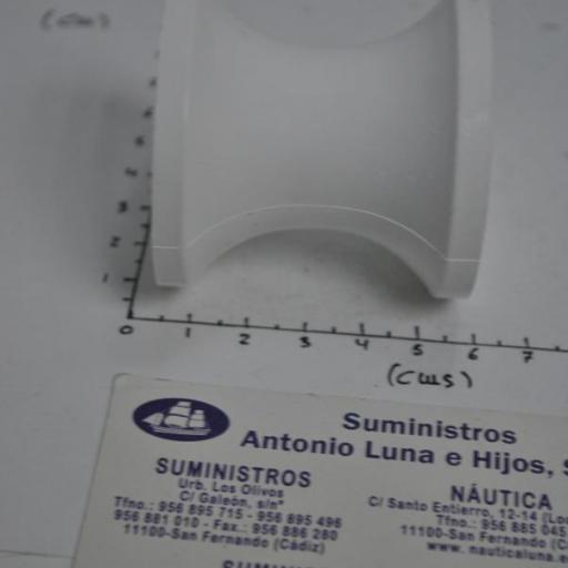Roldana de nylon blanca para puntera de proa de eje de 8,3 mm Osculati [5]