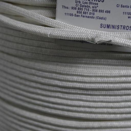 Driza de dyneema 100% blanca de 5 mm [5]