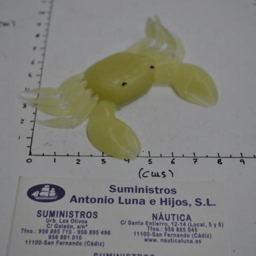 Cangrejo de goma luminoso Lineaeffe [1]