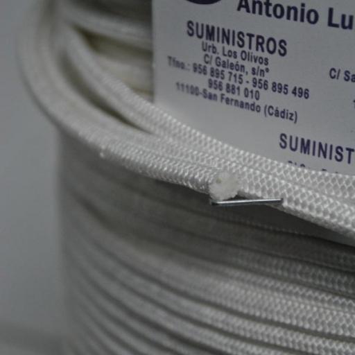 Driza de dyneema 100% blanca de 5 mm [6]