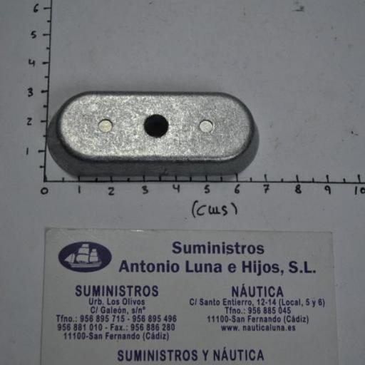 Ánodo de zinc (equivalente 68T-45251-00 Yamaha) RecMar [1]