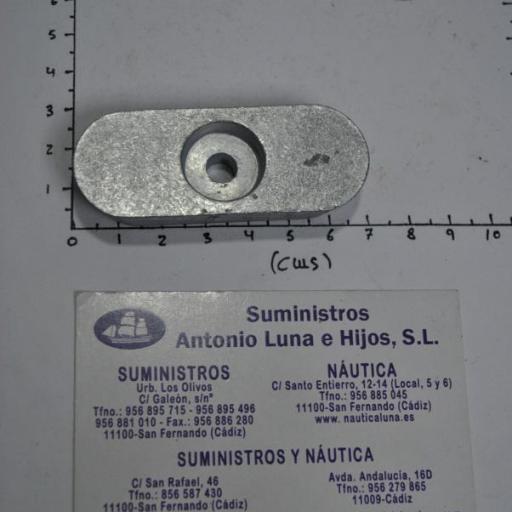 Ánodo de zinc (equivalente 68T-45251-00 Yamaha) RecMar [2]