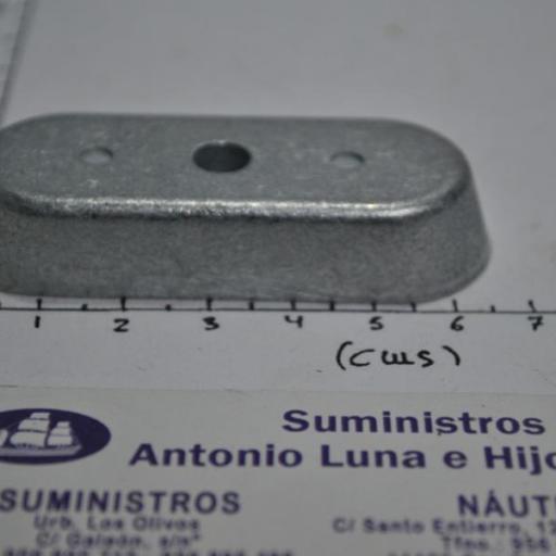 Ánodo de zinc (equivalente 68T-45251-00 Yamaha) RecMar [5]