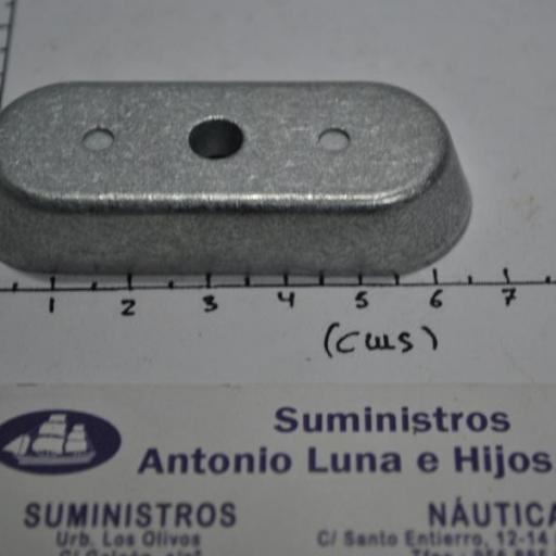 Ánodo de zinc (equivalente 68T-45251-00 Yamaha) RecMar