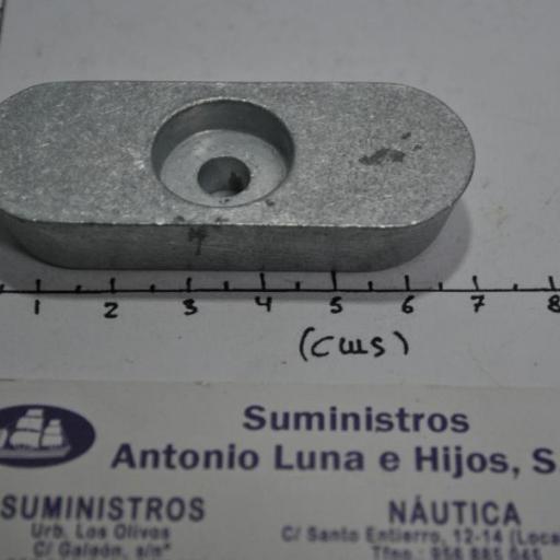 Ánodo de zinc (equivalente 68T-45251-00 Yamaha) RecMar [6]