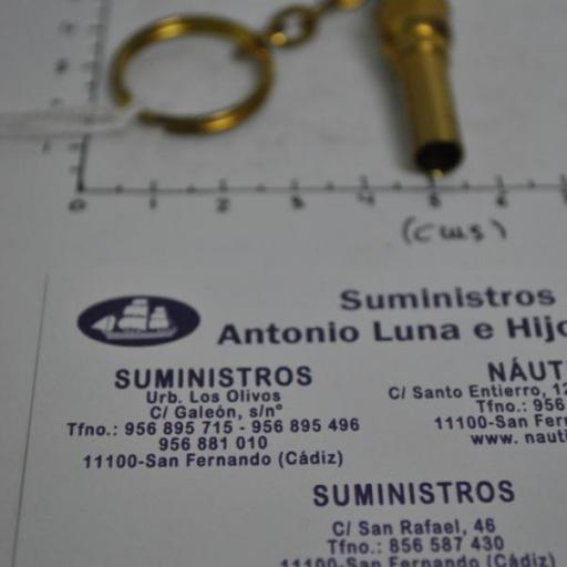 Llavero de bronce silbato [4]