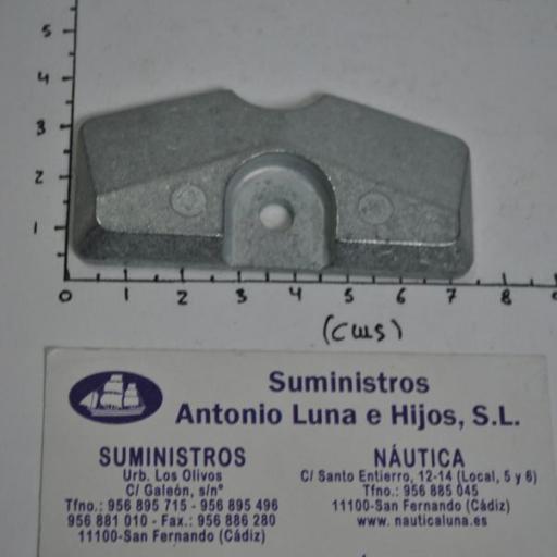 Ánodo de zinc (equivalente 6L5-45251-03 Yamaha) RecMar