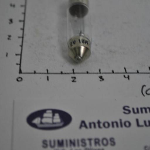 Bombilla (lámpara) de 12V y 10W de 10 x 31 mm [3]