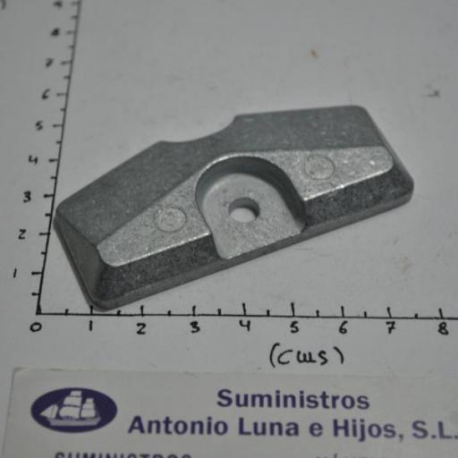 Ánodo de zinc (equivalente 6L5-45251-03 Yamaha) RecMar [6]