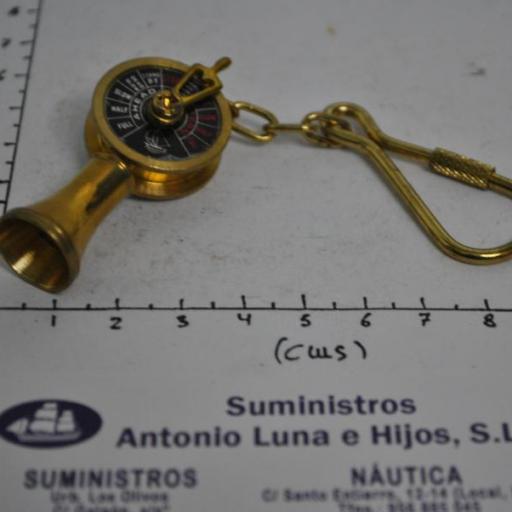 Llavero de bronce telégrafo