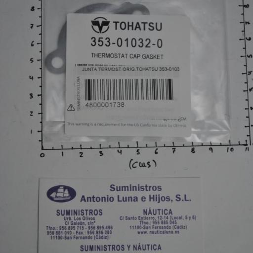 Junta del termostato 353-01032-0 original Tohatsu [5]