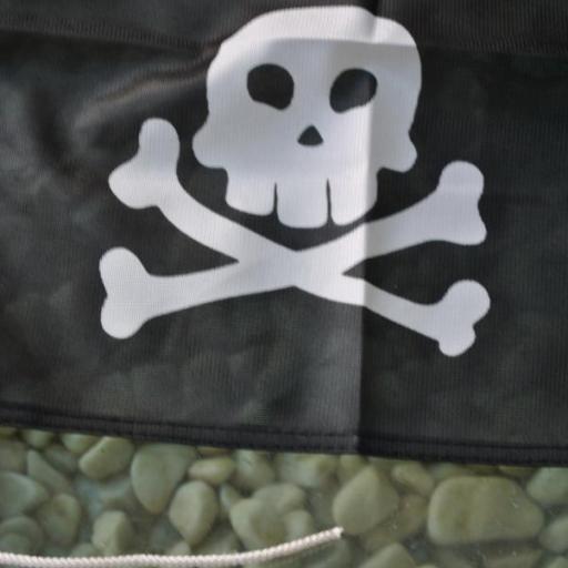 Bandera pirata de 20 x 30 cm [2]