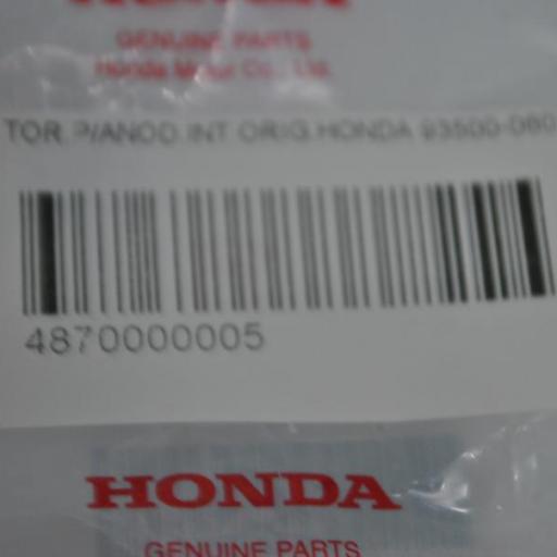 Tornillo para ánodo interior 93500-06018-4J original Honda [7]