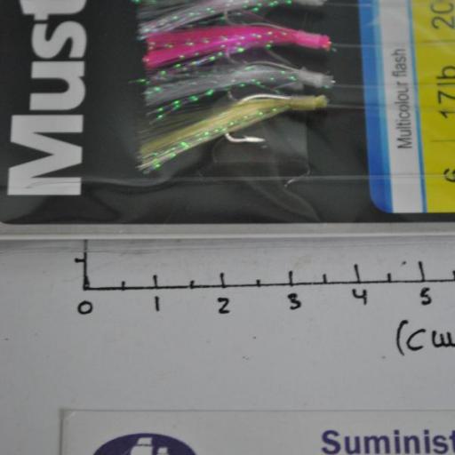 Bajo de mar Multicolour Flash Sabiki Rig Mustad [4]