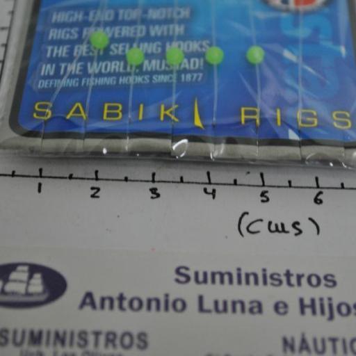 Bajo de mar Rainbow Flasher Sabiki Rig Mustad [4]