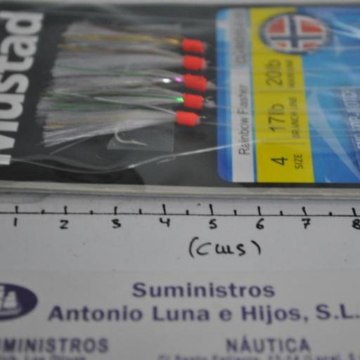 Bajo de mar Rainbow Flasher Sabiki Rig Mustad [6]
