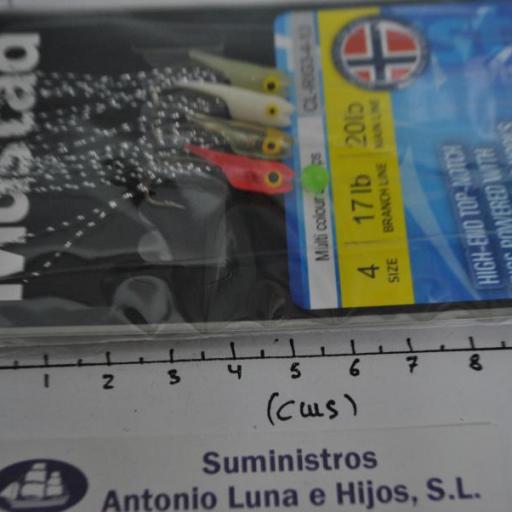 Bajo de mar Multi Colour Shrimps Mustad [2]