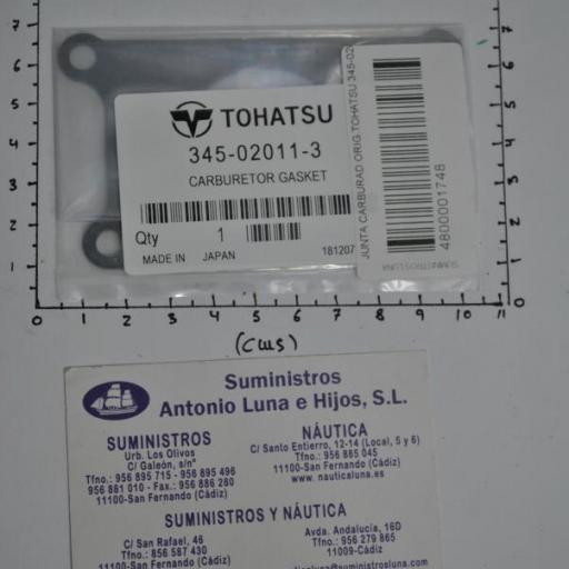 Junta del carburador 345-02011-3 original Tohatsu [6]