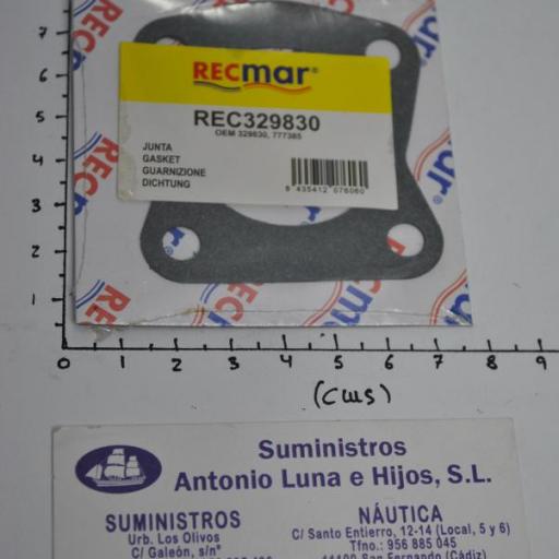 Junta del termostato (equivalente 0329830 OMC/Johnson/Evinrude) RecMar [6]