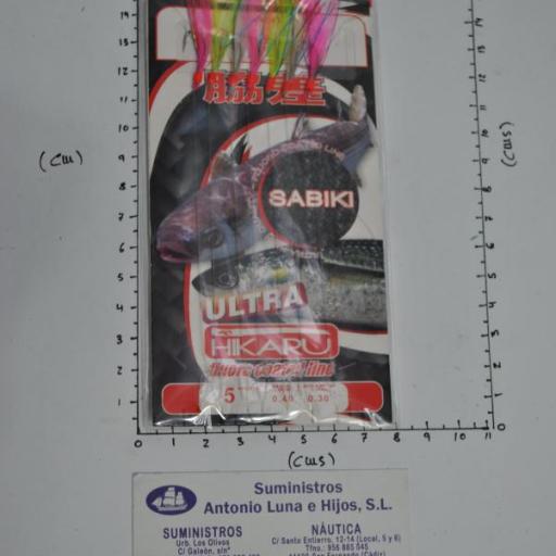 Bajo de mar (Sabiki) Rainbow Flasher de 7 anzuelos Lineaeffe [6]