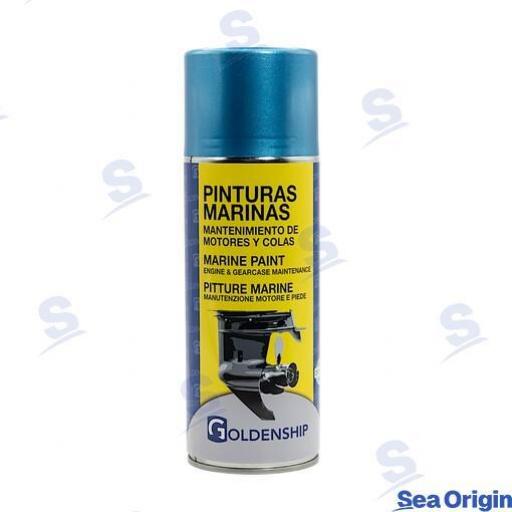 Pintura (spray) azul metalizado (equivalente Nanni Diesel) 400 ml Goldenship