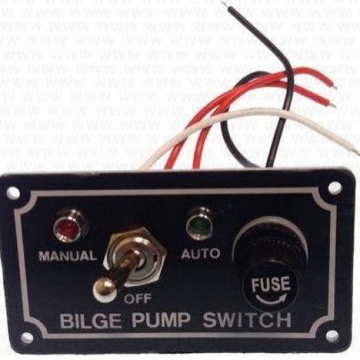 Panel eléctrico con interruptor para bomba de achique GS20142 Goldenship [2]