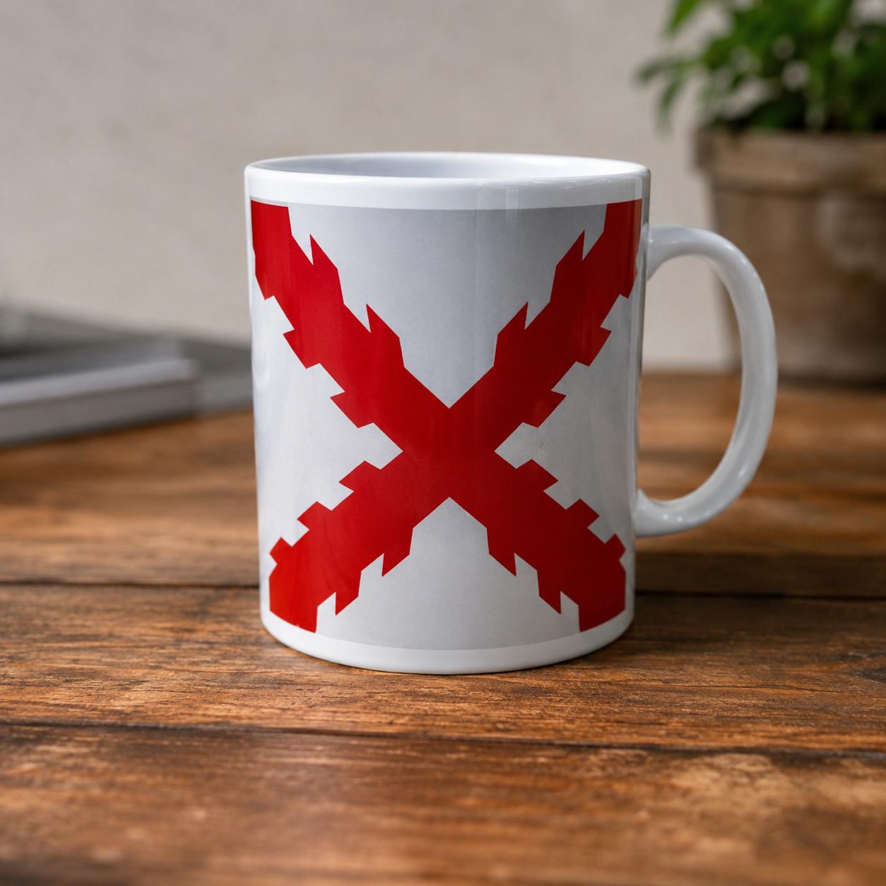 Taza Cruz de Borgoña