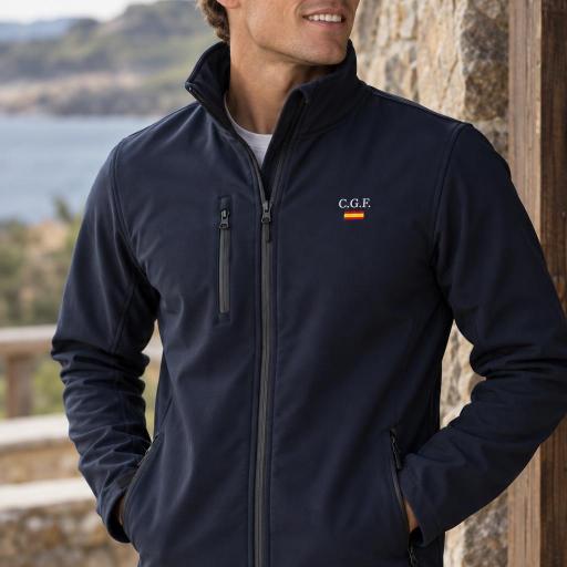 ​Chaqueta Softshell INICIALES + BANDERA 